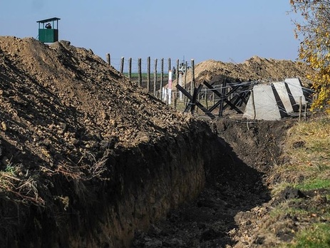 Обустройство восточной границы Украины началось осенью прошлого года