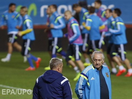 Сборные Испании и Украины провели тренировки накануне матча Евро-2016. Фоторепортаж