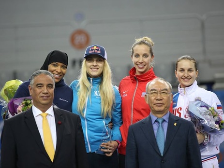 Саблистка Харлан выиграла золото на Гран-при в Сеуле, по ходу обыграв россиянку Великую