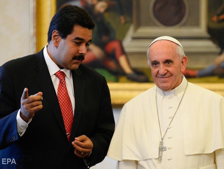 "Синьйоре Ніколасе Мадуро". Папа римський Франциск у листі до лідера Венесуели не назвав його президентом – ЗМІ