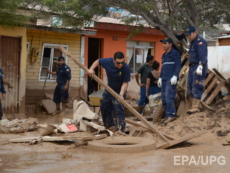 Жертвами наводнения в Чили стали уже 14 человек. Фоторепортаж