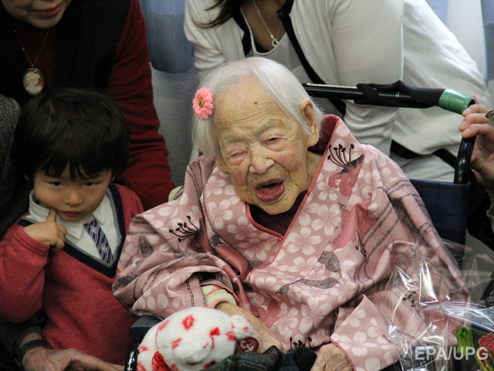 В Японии умерла старейшая женщина на Земле