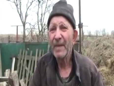 Житель села Сопино: Пять снарядов попало. Не наши стреляли, а эти идиоты – русские. Видео