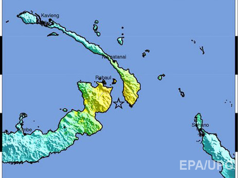 В Папуа – Новой Гвинее произошло землетрясение магнитудой 5,6