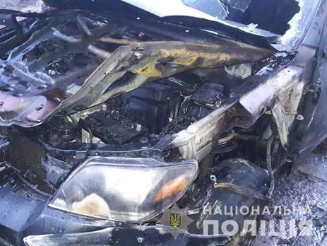 В Киевской области подожгли автомобиль местного депутата от 