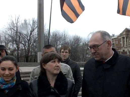 СМИ: В Донецке на годовщину провозглашения "ДНР" собралось полтора десятка человек