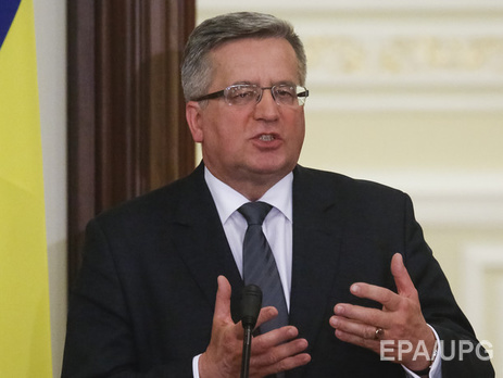 Коморовский: Не будет стабильной Европы без Украины