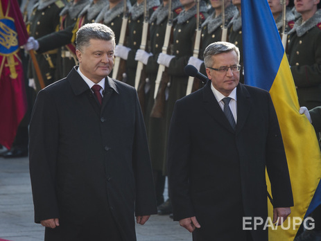 Коморовский: ЕС и НАТО признают границы Украины, установленные в 1991 году