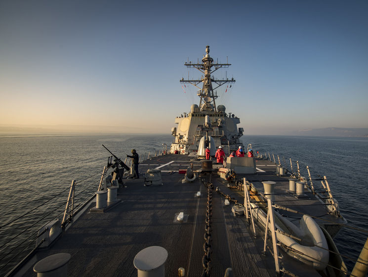 Опубліковано кадри з американським есмінцем USS Donald Cook у Чорному морі. Відео