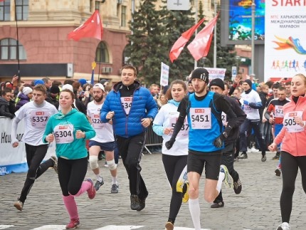 В Харькове проходит международный марафон, в котором участвуют представители властей города