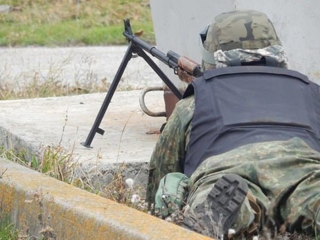 "Азов": В результате боя в Широкино бойцы полка ликвидировали пулеметчика и снайпера террористов