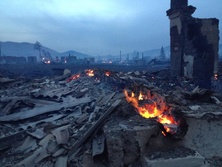 Пожары в Хакасии охватили более 20 населенных пунктов. Фоторепортаж