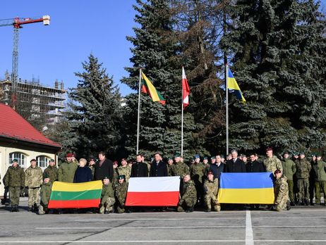 Литовско-польско-украинскую военную бригаду посетили Грибаускайте, Дуда и Порошенко. Фоторепортаж