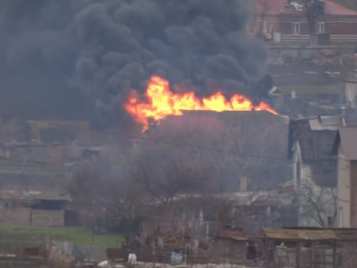 "Азов": Террористы обстреливают позиции полка в районе Широкино из минометов