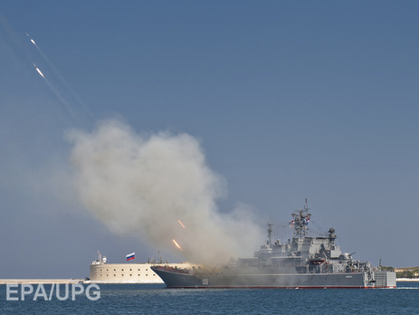 Черноморский флот РФ проводит боевые стрельбы в Крыму