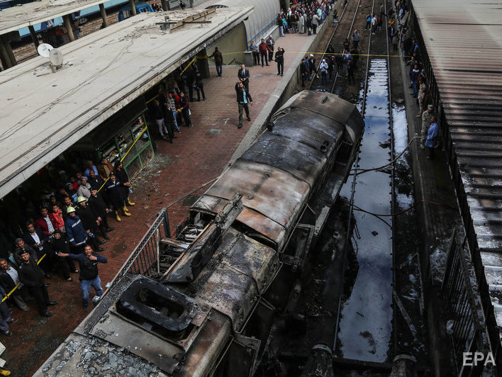 Причиною аварії з локомотивом у Єгипті стала сварка двох машиністів – Генпрокуратура