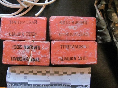 Милиционеры изъяли у киевлянки тротиловые шашки и взырватели