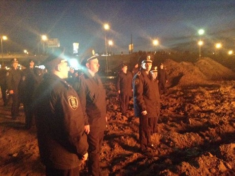 МВД: Во время столкновений на стройке возле метро 