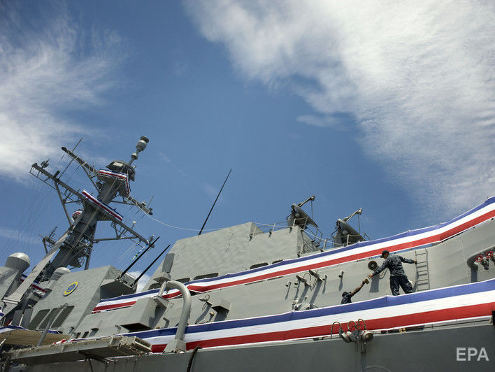 Военно-морские силы США пополнились новым ракетным эсминцем класса Arleigh Burke