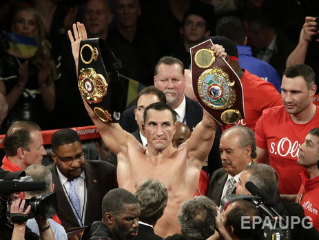 Кличко в 12-раундовом поединке победил Дженнингса. Фоторепортаж