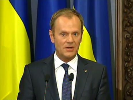 Туск: Уровень насилия на Донбассе вырос, риск применения тяжелого оружия остается существенным