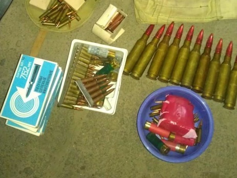 СБУ: В Киеве у бойцов одного из батальонов самообороны изъят большой арсенал оружия. Фоторепортаж