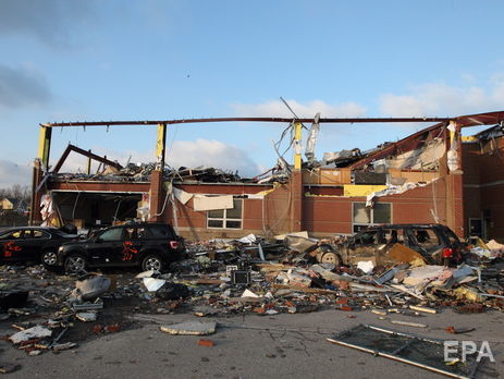 Унаслідок торнадо у штатах Алабама та Індіана зруйновано будинки