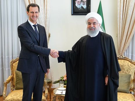 Россия стимулирует развитие дипломатических связей Сирии и других арабских стран, чтобы нейтрализовать влияние Ирана (на фото Асад с президентом Ирана Хасаном Рухани)