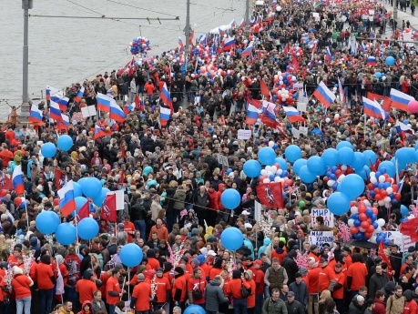 МВД РФ: На демонстрацию в Москве вышли 140 тыс. человек 