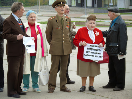 По всей Украине коммунисты провели немногочисленные первомайские акции