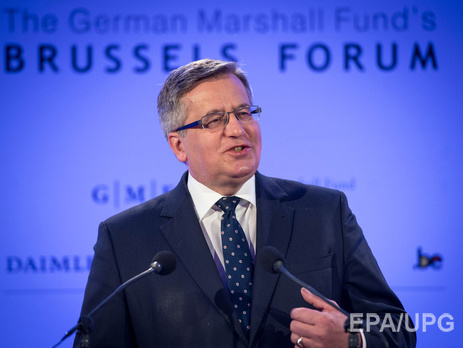 Коморовский: На параде в Москве будут показывать силу подразделения, участвовавшие в агрессии против Украины