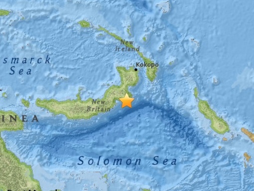 Вблизи Новой Гвинеи произошло мощное землетрясение, есть угроза цунами