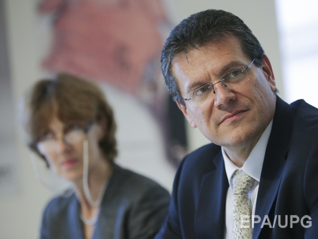 Еврокомиссар Шевчович: Договоренности по газу между Украиной и РФ могут быть достигнуты до лета