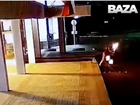 В Красноярске забросали 