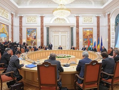 МИД Беларуси: В Минске проходит встреча контактной группы по Донбассу