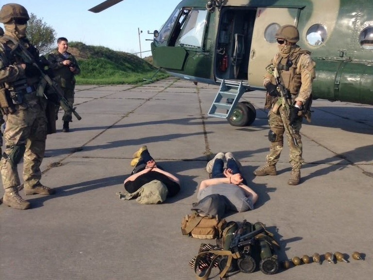 Бригинец: В Святогорске задержаны два сепаратиста на автомобиле с полным боекомплектом