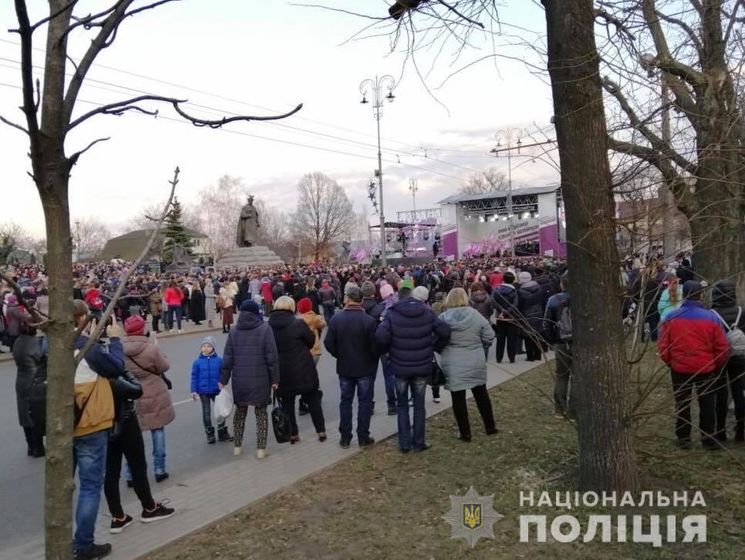 Полиция сообщила о задержании двух организаторов стычек в Черкассах, в "Национальном корпусе" заявили о "политических репрессиях"