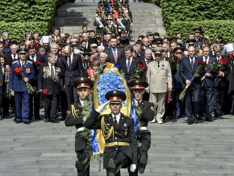 В Киеве проходят мероприятия, посвященные Дню Победы. Фоторепортаж