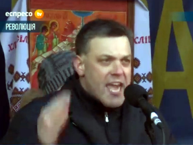 Тягнибок: Мы собираем доказательства преступлений Януковича для Гаагского трибунала