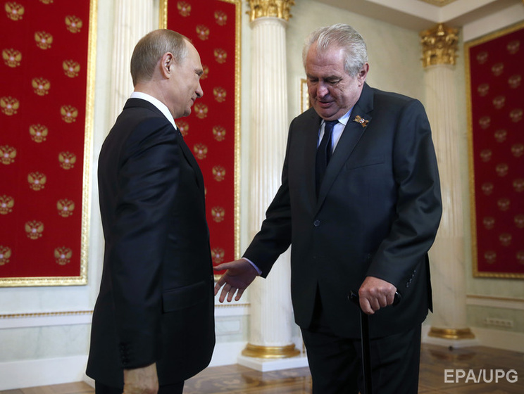 Земан: Санкции в отношении России могут полностью снять до конца года