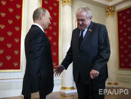 Земан: Санкции в отношении России могут полностью снять до конца года