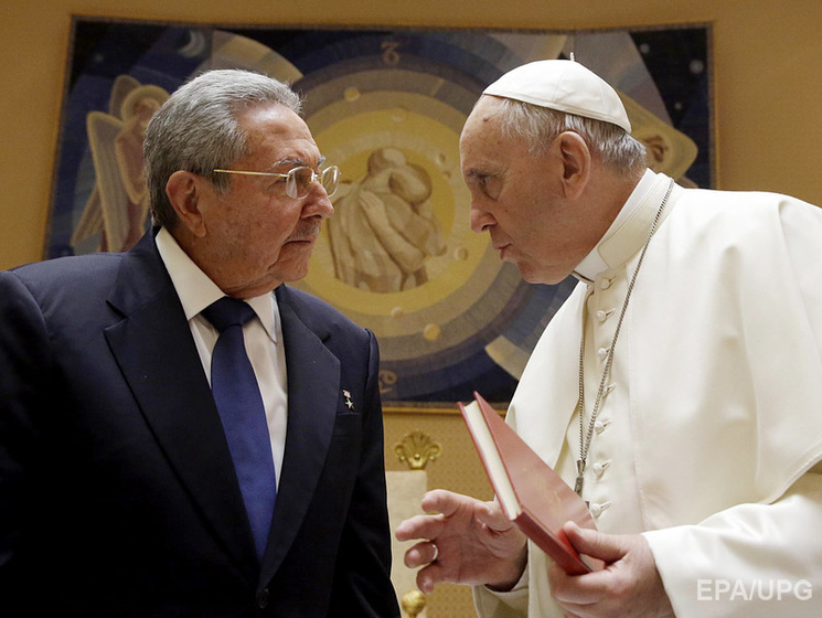 Рауль Кастро встретился с Папой Римским, чтобы поблагодарить его за помощь в восстановлении отношений с США