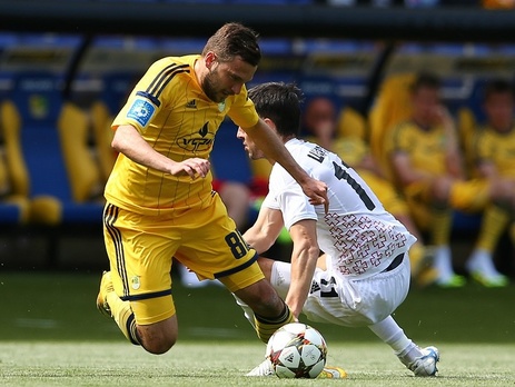 После матча 