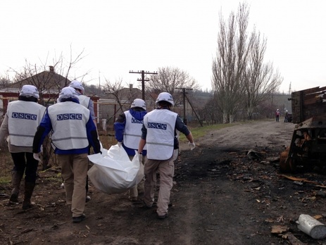 ОБСЕ: Возле Крымского наши наблюдатели попали под обстрел украинских военных, пострадавших нет