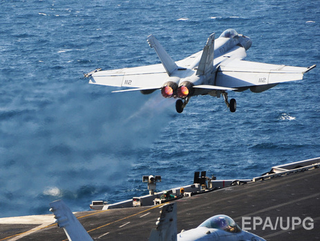 В Персидском заливе потерпел крушение истребитель США