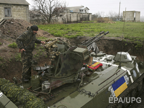 Лысенко: В районе Мариуполя террористы совершили серию вооруженных провокаций