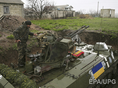 Пресс-центр АТО: Террористы сосредоточили огонь на донецком направлении