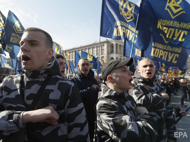 ДБР України розслідує ймовірну підготовку фізичного знищення лідерів "Національного корпусу" та "нацдружин"