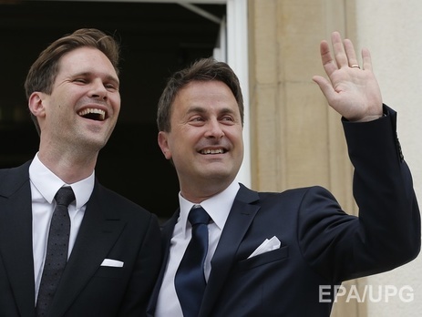 Премьер Люксембурга первым среди действующих лидеров ЕС вступил в однополый брак. Фоторепортаж