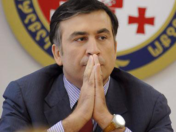 "Укринформ" опубликовал запись выступления Саакашвили, которую тот назвал "фальшивой". Видео